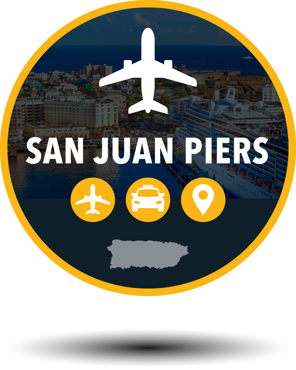 Airport to San Juan Piers